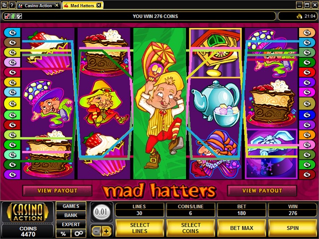Mad Hatters slot - spil Microgaming slots gratis Mad Hatters slot - spil Microgaming slots gratis